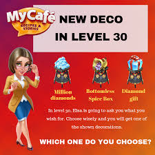 Always up to date with the latest patch (9.0.5). Which Decor At Level 30 Would My Cafe Recipes Stories Facebook