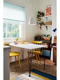The table and chairs are used and as such have some age related marks. Anyday John Lewis Partners Crescent 4 Seater Dining Table White