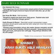 Garam bukit kaya dengan 1001 kebaikan dan khasiat. Norish Li Amm Inilah Khasiat Garam Bukit Yang Ramai Orang Tidak Sangka