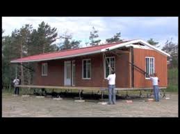 Habitalex Foldout Tiny House Expands To 3x Its Towable Size Video 56 Houses Foldable House Youtu Maison Transportable Maison Conteneur Maison Prefabriquee