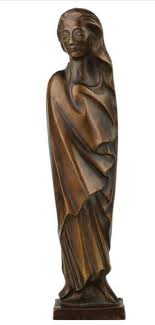 Find out information about ernst barlach. Skulptur Frau Im Wind 1931 Ernst Barlach Reduktion In Bronze Kunst