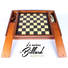 Zoe a mis le roi en échec et a. Coffret En Bois Jeux D Echec Et Jeu De Dames Avec Plumiers