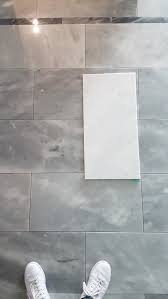 Marble dark after grouting : White Marble Tile Turned Gray After Install