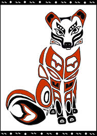 Fox Totem By Lagaz On Deviantart Native American Totem Native American Art Haida Art