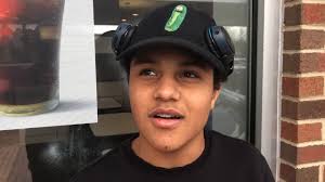 Kian Kolek, a student at Leesville Road High School in Raleigh, explains  why he and other students get food delivered to campus instead of eating  school lunches. , Wake leaders may crack down