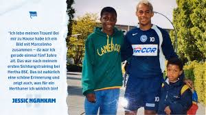 Hertha Bsc On Twitter Der Geburtige Berliner Jessic Ngankam Spielt Seit 2006 Fur Den Hauptstadtclub Seit Mai 2020 Gehort Er Zum Blau Weissen Profikader Mit Uns Spricht Der 20 Jahrige Uber Vergangenheit Gegenwart Und