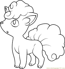 Vulpix (alolan) can be found in the wild at route 14. Cute Pokemon Coloring Pages Vulpix Novocom Top