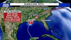 Zeta Temporarily Weakens Into A Tropical Storm