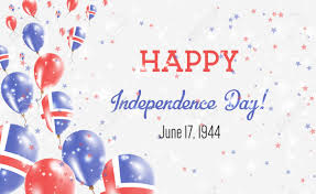 Iceland's national day is typically marked with parades, ceremonies, and festivities. Iceland Independence Day Greeting Card Flying Balloons In Iceland National Colors Happy Independence Day Iceland Vector Illustration Royalty Free Cliparts Vectors And Stock Illustration Image 132538178