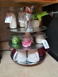 Coffee Station Stand Made With Dollar Tree Items May 2018 Diy Coffee Bar Dollar Tree Kitchen Diy Coffee Station