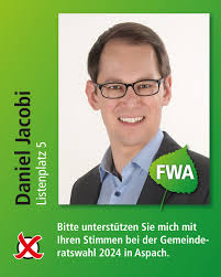 Daniel Jacobi Bankangestellter (B.A.) Sinzenburg 28 Jahre, ledig  seitheriger Gemeinderat