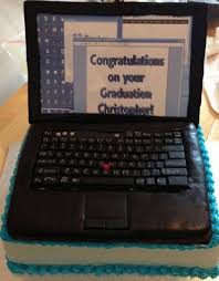 The keyboard keys are made from black fondant. Laptop Cakes Decoration Ideas Little Birthday Cakes