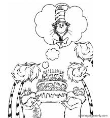 Dr seuss coloring page have fun teaching. Happy Birthday Dr Seuss Coloring Pages Dr Seuss Coloring Pages Coloring Pages For Kids And Adults