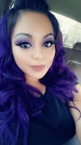 Midnight purple hair color 💜