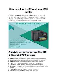 I followed the hp installation process, and the officejet is now successfully on the same network, but i keep getting the message that the computer can't find the printer. 123 Hp Com Ojpro8710 Setup And Installation By Sandra Carol Issuu