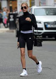 The shacket (shirt jacket) trend works perfectly well with the biker shorts trend. Biker Shorts Outfit Inspo To Help You Master The Trend The Everygirl