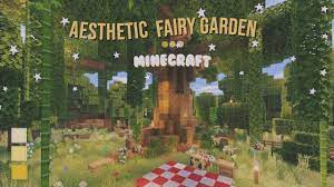 How to make a fairy garden in minecraft. Aesthetic Fairy Garden Minecraft Speed Build Youtube