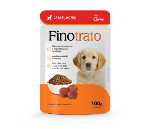 FINOTRATO SACHE CAES FILHOTE CARNE 100G
