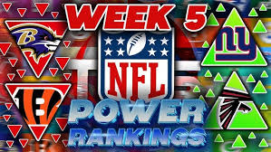 NFL Power Rankings Week 5 - YouTube