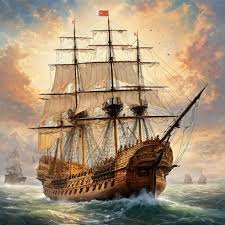 east india company captain wearing red ...