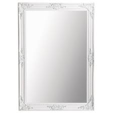 Miroir Blanc En Paulownia 74x104 Miroir Blanc Miroir Miroir Rectangulaire