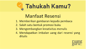 Resensi Atau Ulasan Pengertian Unsur Jenis Struktur Bahasa Indonesia Kelas 8