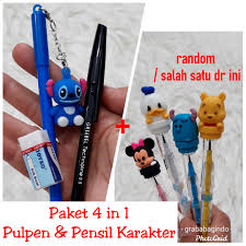 Korea yang lengkap dengan pena pensil penghapus kotak pensil dan alat mewarnai. Jual Pensil Karakter Sekolah Terbaru Lazada Co Id