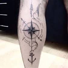 A compass tattoo is designed to remind the people that wear them that they are never lost, that they are always on a journey to somewhere. 55 Amazing Nautical Star Tattoos With Meanings For Men And Women