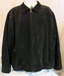 Knightsbridge 2xl Black Suede Leather Jacket Motorcycle Car Coat Mens Jackets Jackets Car Coat
