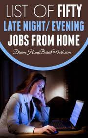 Best 21 Flexible Online Work From Home Jobs For Night Owls Work From Home Jobs Home Jobs Online Work