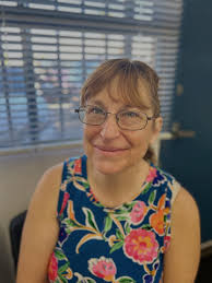 Meet the teacher -Bobbi ❤️ Bobbi is our appliqué master. She is helpful and  kind and loves to teach her technique