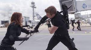 Do you guys think that infinity war will allow widow + hawkeye to obtain the necessary showings & statements to put them definitively on par with their aos counterparts in combat? Black Widow Vs Hawkeye In Civil War Marvel Movies Widow Hugh Jackman