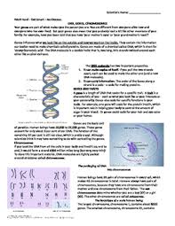 What are three statements mentioned in the video that are included in the cell theory? Chromosome Worksheets Teaching Resources Teachers Pay Teachers