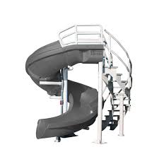 Prime pool market is the swimming pool supply superstore offering wholesale prices with free shipping. Vortex Open Flume Pool Water Slide 360 Degree Staircase Gray Granite Sr Smith 695 209 324 Poolweb