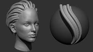 Learn How To Sculpt And Modelling Your Very Own Hair Brush And Hair Style In Zbrush For Your 3d Character Model Fa In 2021 Zbrush Hair Brush Blender Character Modeling