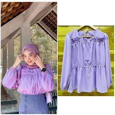 Pembayaran mudah, pengiriman cepat & bisa cicil 0%. Sorya Blouse Plain Muslim Fashion Blouse Tops Shopee Malaysia