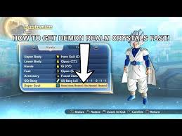 Dragon Ball Xenoverse 2 How To Get Demon Realm Crystals Fast دیدئو Dideo