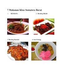 Maybe you would like to learn more about one of these? Makanan Khas Sumatera Barat Asep Karim Academia Edu