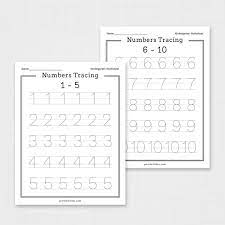 Children will count two tiger cubs, then practice tracing and writing the number two, in this number sense worksheet. Numbers 1 20 Tracing Worksheets