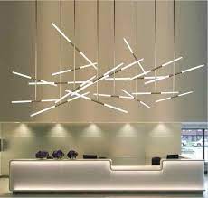 Post Modern Long Tube Branch Led Pendant Light Loft Hanging Lamp Office Bar Track Lamp Restaurant Showroom Shop Hanglamp Light Pendant Lights Aliexpress Led Pendant Lights Ceiling Lights Ceiling Pendant Lights