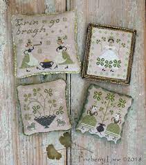 Click on the bold title to be taken to the pattern page. Little Shamrocks Cross Stitch Pattern Pineberry Lane Anabella S