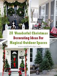 There are wreaths, candles, centerpieces, home accents, and much more! 28 Wonderful Christmas Decorating Ideas For Magical Outdoor Spaces