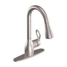 Take out the plastic part. Standard Plumbing Supply Product Moen Kitchen Faucet With Pull Down Spout Single Handle Spot Resistant Stainless Steel