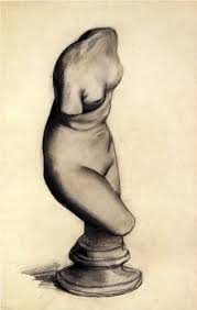 Torso Of Venus Vincent Van Gogh Wikiart Org Van Gogh Museum Vincent Van Gogh Van Gogh Drawings