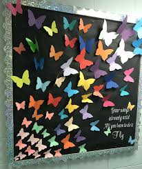 Simple Birthday Bulletin Board Ideas For Office Butterfly Bulletin Board Spring Bulletin Boards Butterfly Bulletin Board Classroom Bulletin Boards