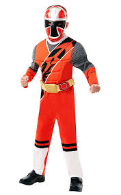 Dlx Red Ranger Boys Book Character Costumes Boys Fancy Dress Superhero Costumes Kids