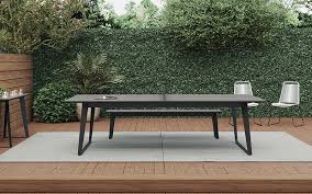 For example, metal outdoor dining stands will withstand much more use and weather than wicker or plastic. Modern Outdoor Furniture Patio Furniture Modern Digs