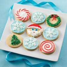 Christmas Circle Cookies Easy Christmas Cookies Decorating Christmas Sugar Cookies Christmas Sugar Cookies Decorated