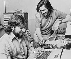 Steve Wozniak And Steve Jobs In Their Garage Working On Their Early Computer Technologies 1975 Steve Jobs Steve Wozniak Steve Jobs Steve Wozniak