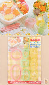 Emporte Piasces Pour Boa Te A Bento En Forme De Cercles D Ovales De La C Gumes In 2020 Food Cutter Bento Recipes Bento
